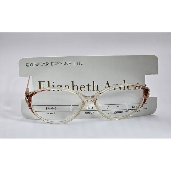 AUTHENTIC ELIZABETH ARDEN EA 645 Red EYEWEAR EYEGLASSES FRAMES 55-16-135 DEMO - Picture 1 of 13